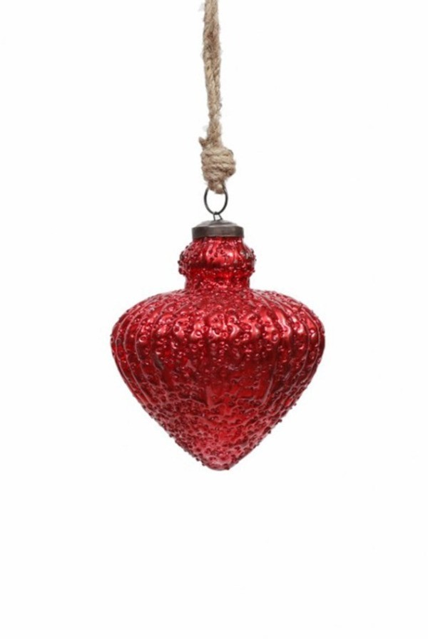 Новогодняя игрушка ND-78A, стекло, Red, ROOMERS FURNITURE