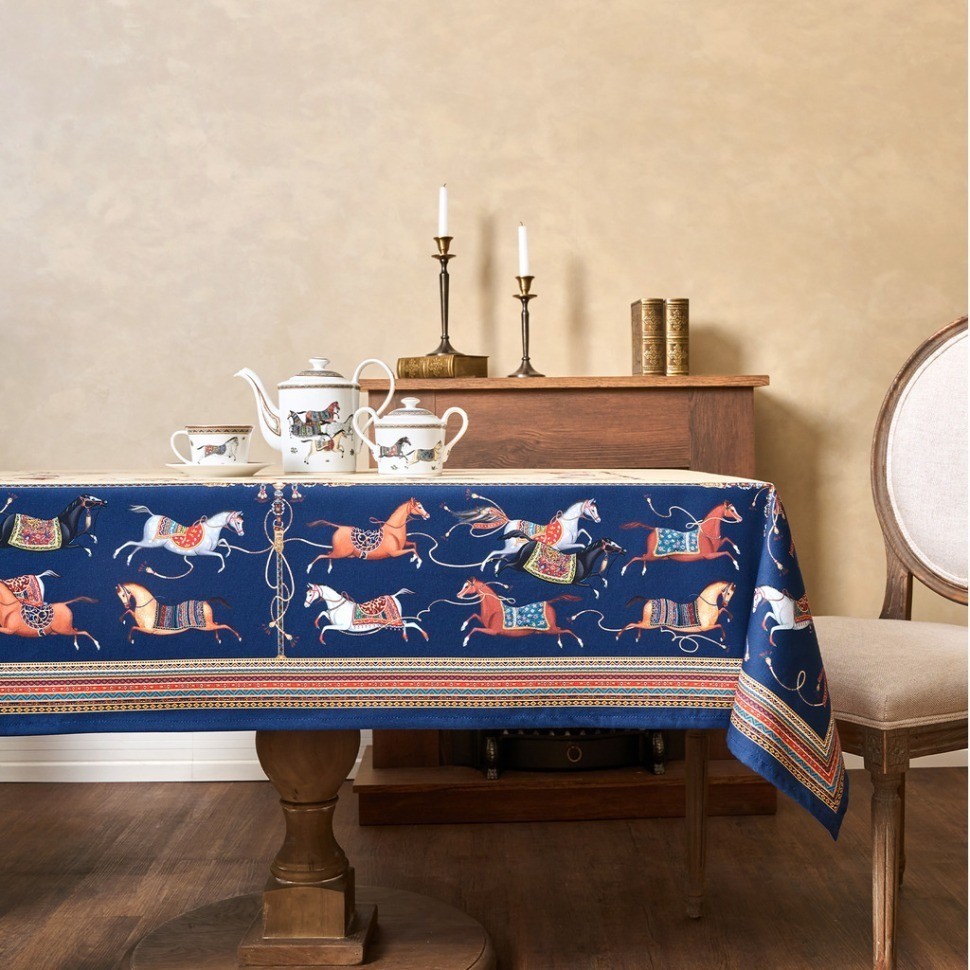 Скатерть "passage" 160х220см ,бежевый,100% хлопок с пропиткой,твил Lefard (850-758-21)