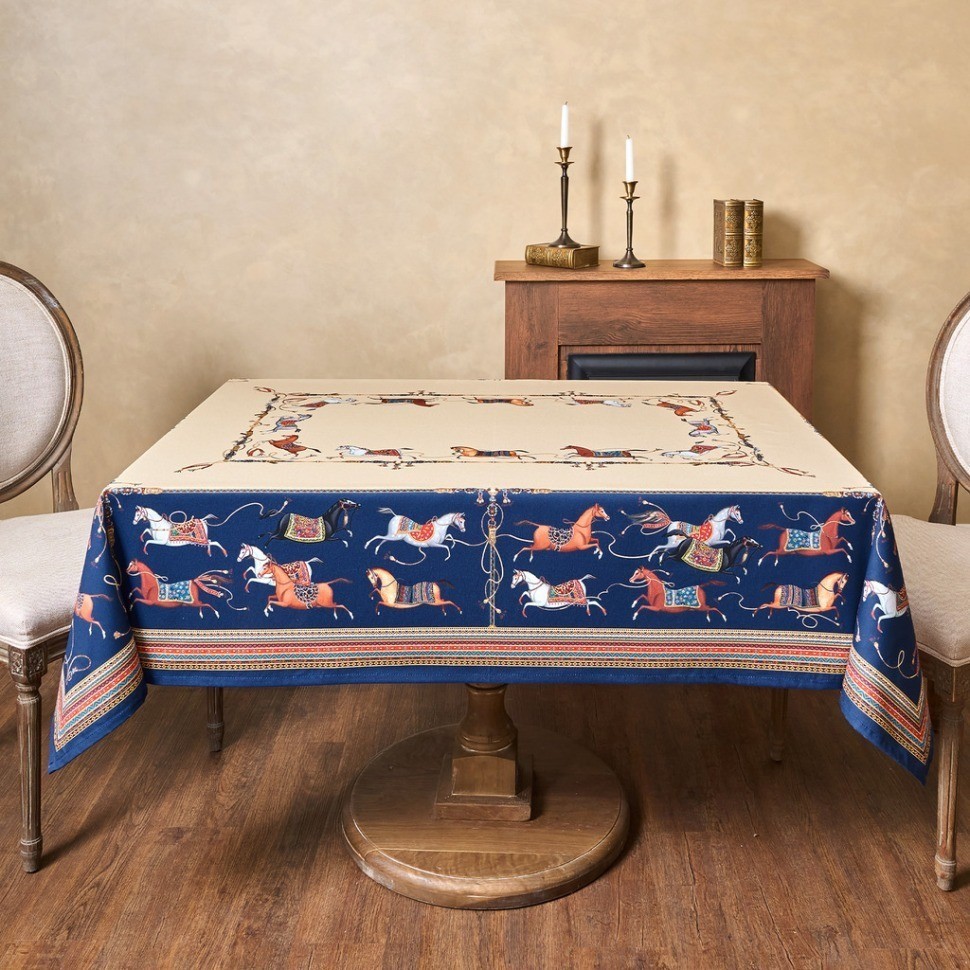 Скатерть "passage" 160х220см ,бежевый,100% хлопок с пропиткой,твил Lefard (850-758-21)