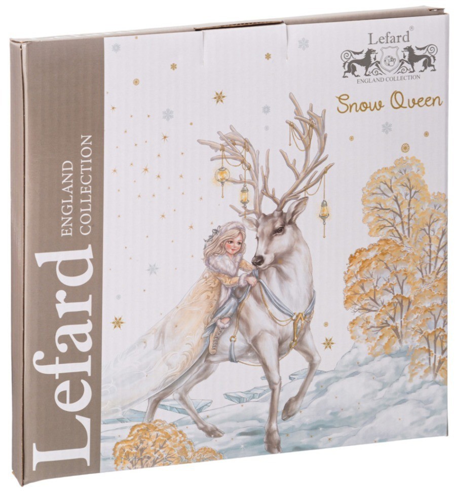 Тарелка закусочная lefard "снежная королева" 20,5 см (590-550)