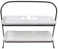 Подставка под посуду с подносами NORS01-02203B, керамика, white, Costa Nova