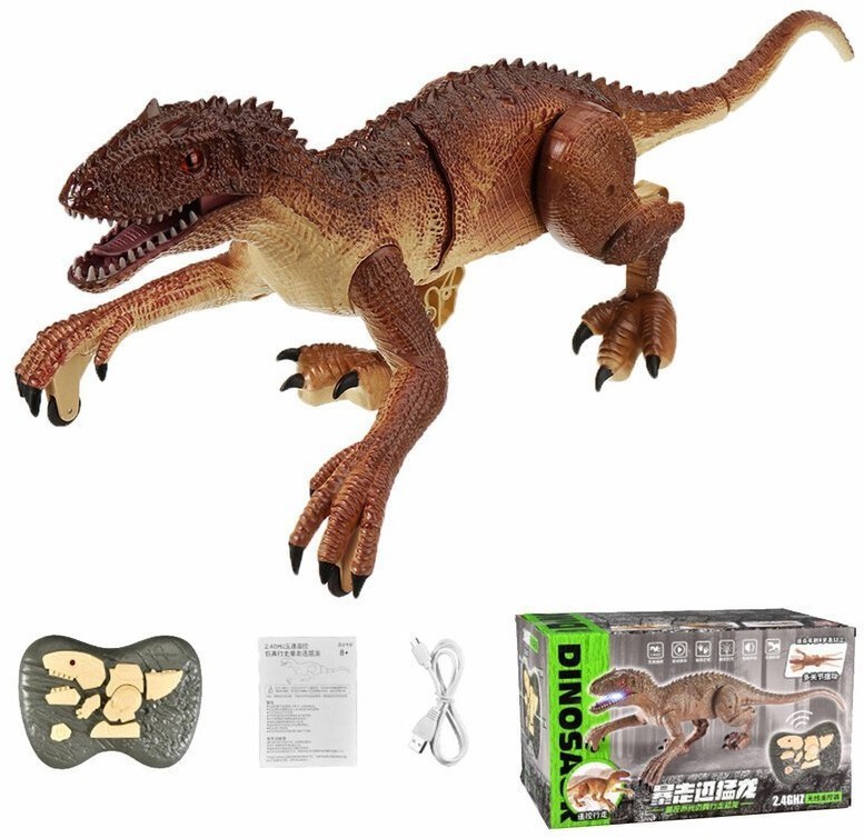 Радиоуправляемый коричневый динозавр Raptor Индоминус Рекс (3701-2A)
