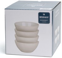 Набор салатников bronco &quot;concept&quot; диаметр=15,5 см 4 шт. бежевый (576-1019)