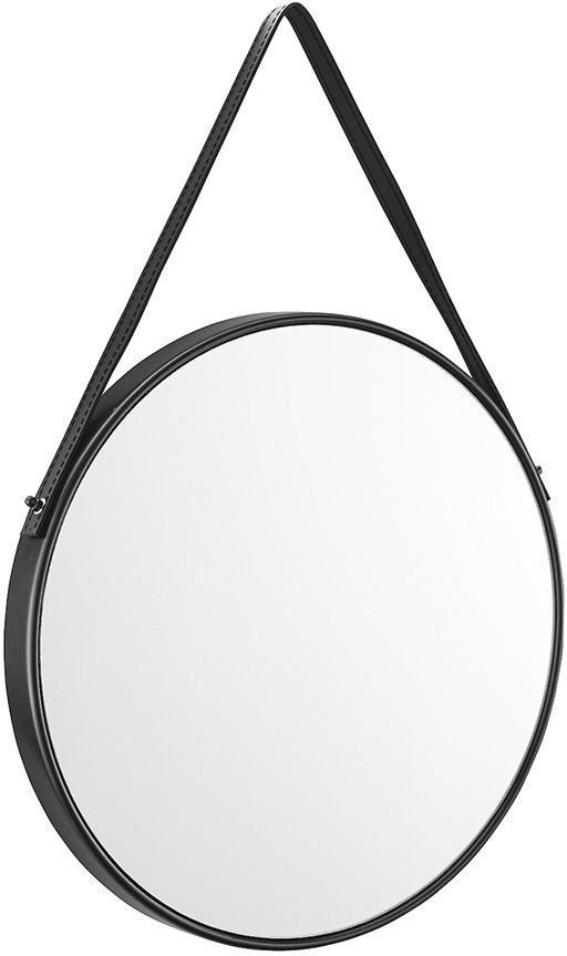 Зеркало настенное lanza, D42,5 см, черное (68672)
