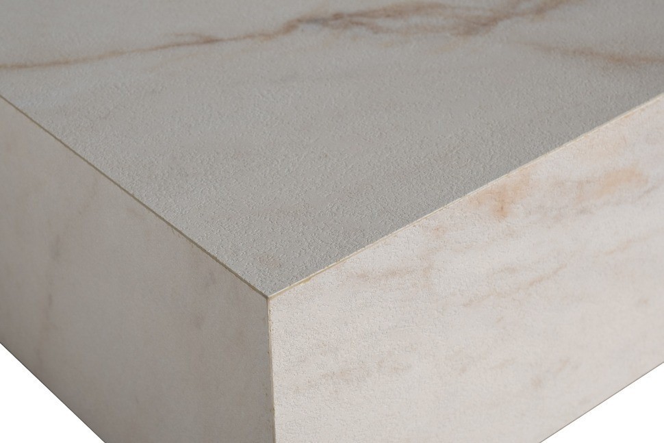 Стол журнальный AGATE светлый керамический 120*80*29см (TT-00016026)