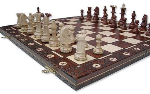 Шахматы "Консул" (Польша, дерево, 48х24х6см), Madon (31132)