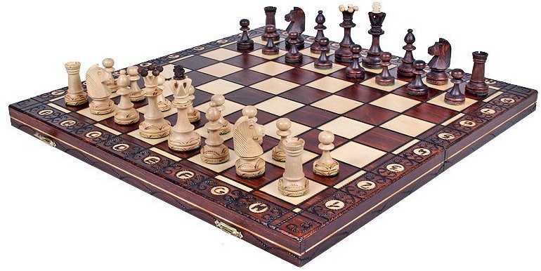 Шахматы "Консул" (Польша, дерево, 48х24х6см), Madon (31132)