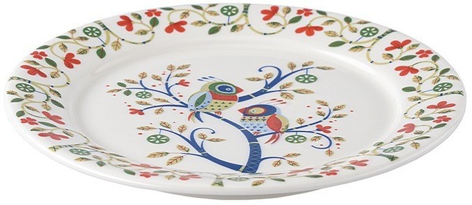 Набор тарелок love birds из коллекции birds of paradise в подарочной упаковке, D18 см, 2 шт. (77593)