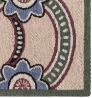 Ковер из хлопка по мотивам эвенских орнаментов из коллекции cultural heritage, 120х180 см (78515)