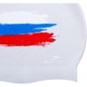 Шапочка для плавания Russia Grey, силикон (1435872)