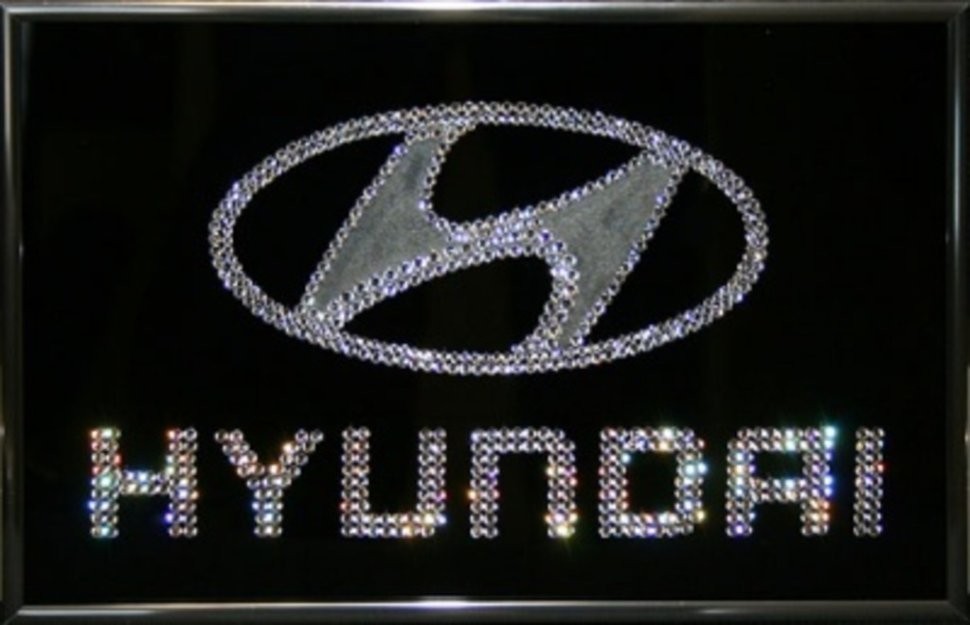 Картина Хендай с кристаллами Swarovski (1456)