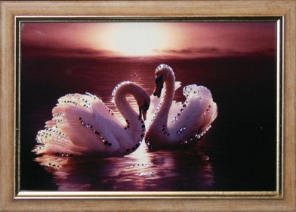 Картина На закате с кристаллами Swarovski (1593)