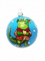 Новогодний шар Маленькая нежность с кристаллами Swarovski (3007)