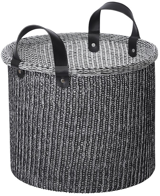 Корзина для хранения sustainable collection, D32х28 см, черная (77678)