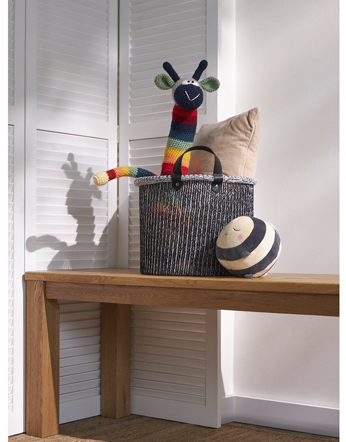 Корзина для хранения sustainable collection, D32х28 см, черная (77678)