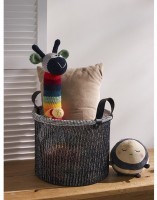 Корзина для хранения sustainable collection, D32х28 см, черная (77678)