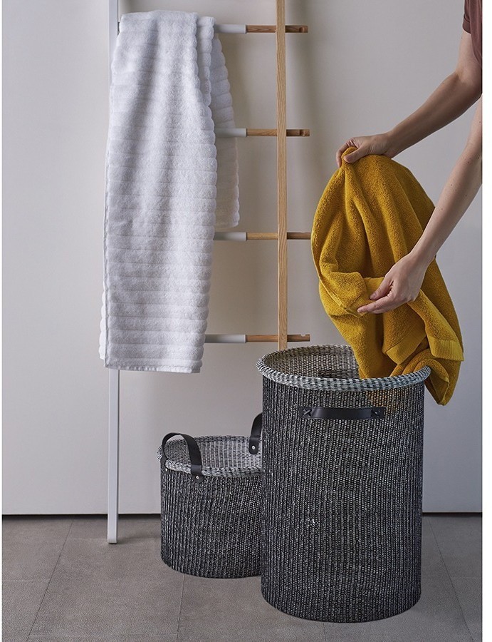 Корзина для хранения sustainable collection, D32х28 см, черная (77678)
