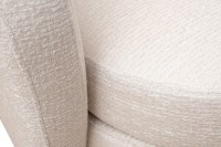 Кресло Napoli вращающееся, рогожка бежевая Koza2601-ECRU 76*76*76см (TT-00012702)