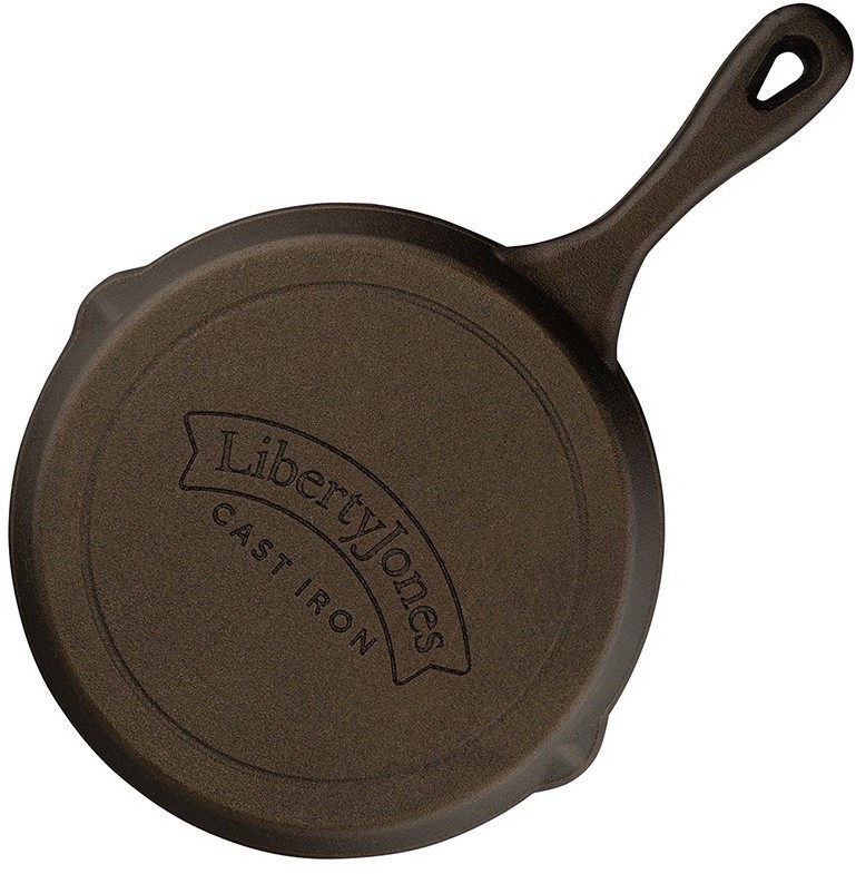 Сковорода чугунная brasen с масляной полировкой, D21 см (77853)