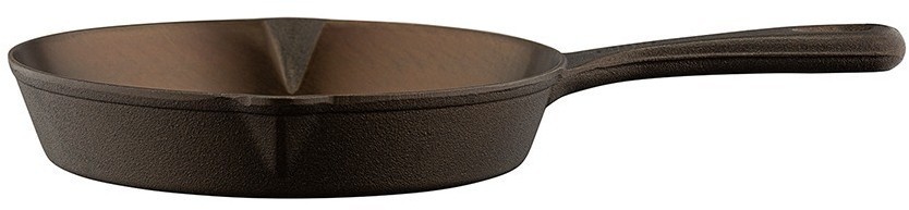 Сковорода чугунная brasen с масляной полировкой, D21 см (77853)