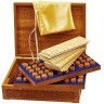 Настоящее "Русское лото - Бурлаки на Волге" в шкатулке из мореного ясеня (29964)