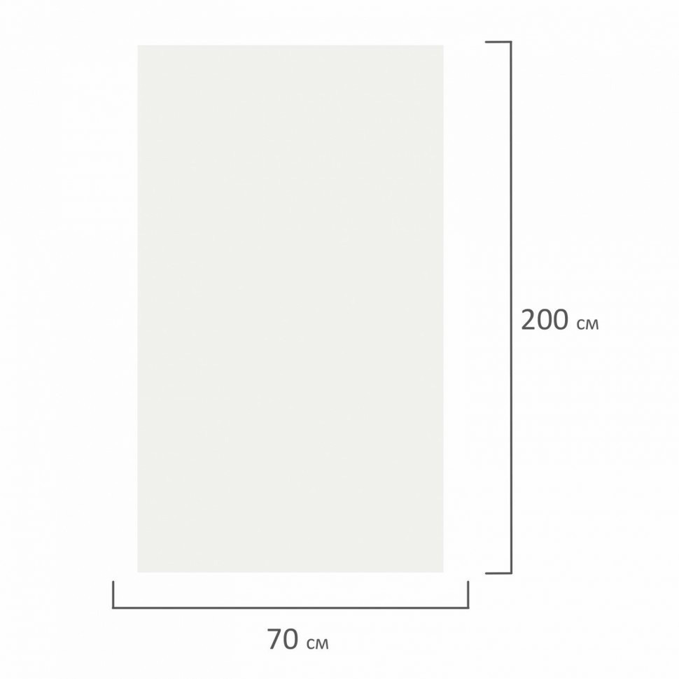Простыня белая рулонная с перфорацией 100 шт 70х200 см 15 г/м2 LAIMA ADVANCED 631138 (95290)