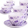 Чайный сервиз на 6 персон фарфор 12 предметов 220 мл LORAINE (25928)