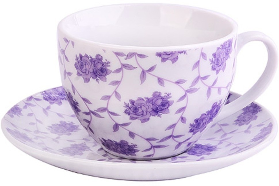 Чайный сервиз на 6 персон фарфор 12 предметов 220 мл LORAINE (25928)