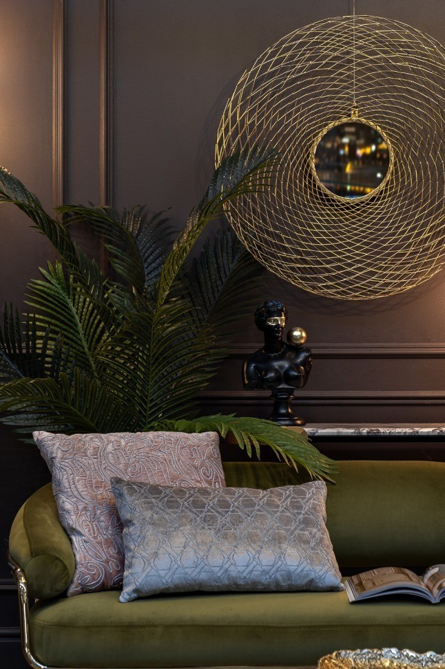 Статуэтка "Античный бюст" женский черн. 21*14*h.35см (TT-00006376)