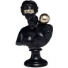Статуэтка "Античный бюст" женский черн. 21*14*h.35см (TT-00006376)