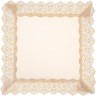 Набор салфеток из 4-х шт ,"ричард" 40х40см,100% п/э, с кружевом, шампань SANTALINO (850-880-44)