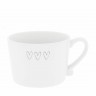Bastion Collections Кружка White 3 Нearts Grey RJ/CUP 001 GR