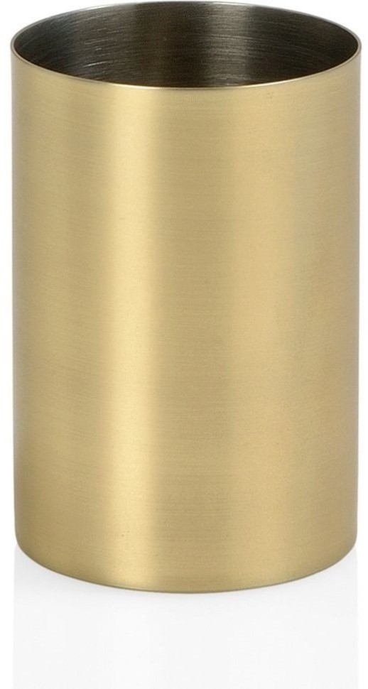 Andrea House Стакан для зубных щеток Golden Matte BA19033