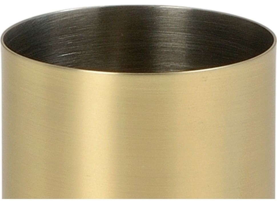 Andrea House Стакан для зубных щеток Golden Matte BA19033