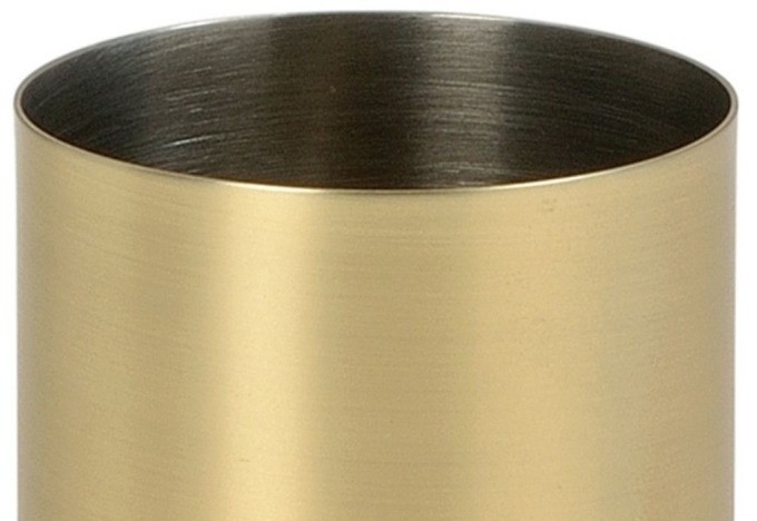 Andrea House Стакан для зубных щеток Golden Matte BA19033