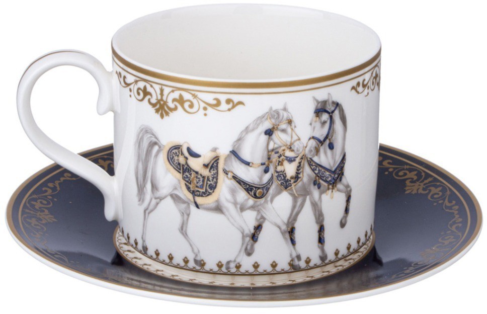Чайный сервиз lefard "horse club" на 6 пер. 14 пр. (590-579)
