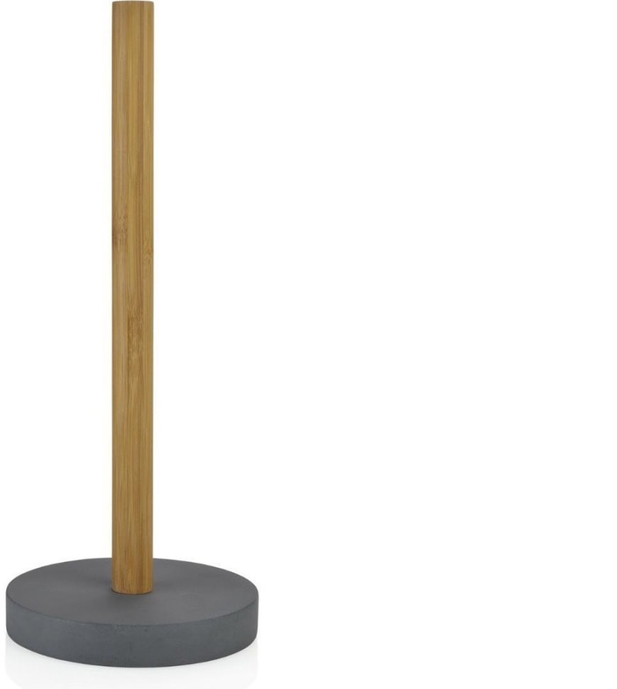 Andrea House Органайзер для бумажных полотенец Stone Grey and Wood CC17161