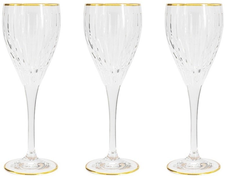 Набор бокалов для вина Пиза золото, 0,25 л, 6 шт - SM2101/A Same