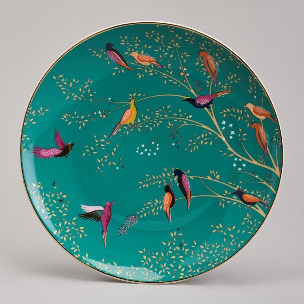 Набор тарелок закусочных lefard "golden birds" 2 шт. 20*2 см (419-119)