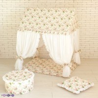 Текстильный домик-палатка с пуфиком &quot;Дворец Шахерезады&quot; (PCR116-09)