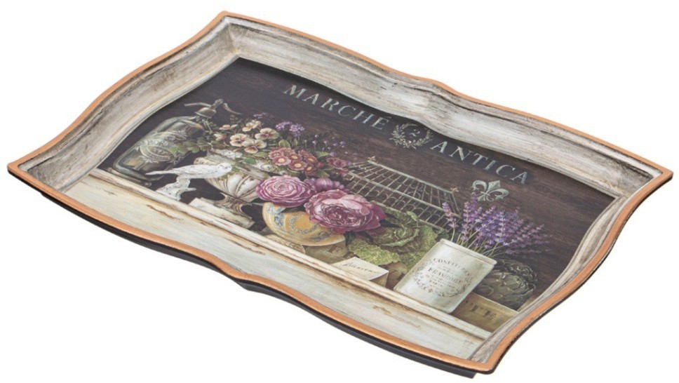 Поднос коллекция "старинный прованс" 34*25 см Lefard (106-618)