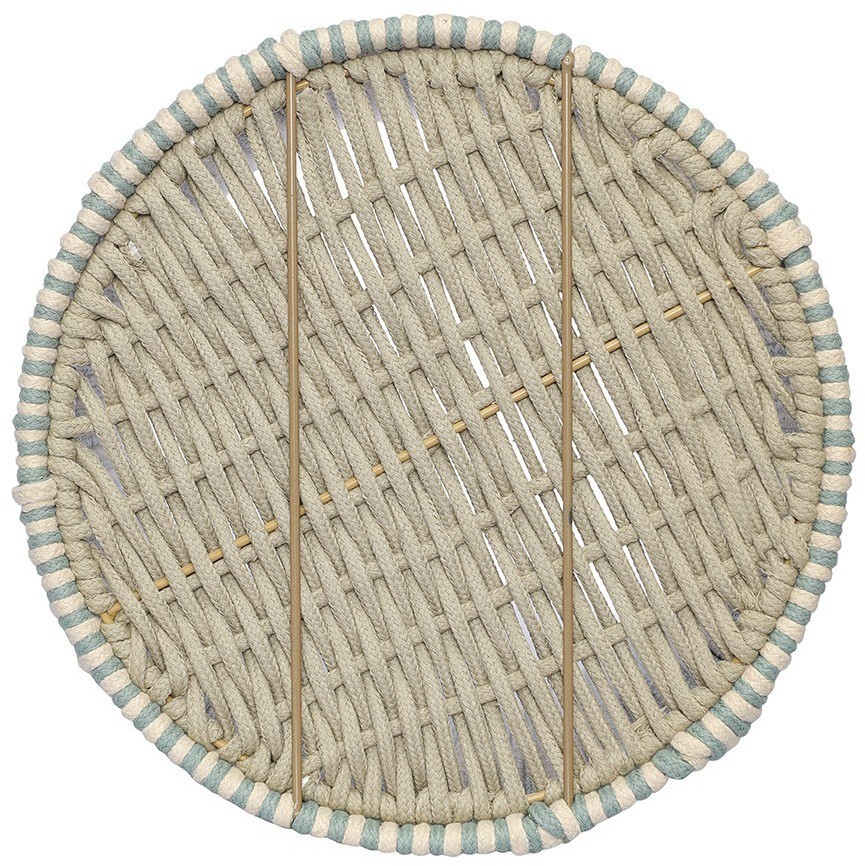 Корзина плетеная dholak mint из коллекции ethnic, размер l (77216)