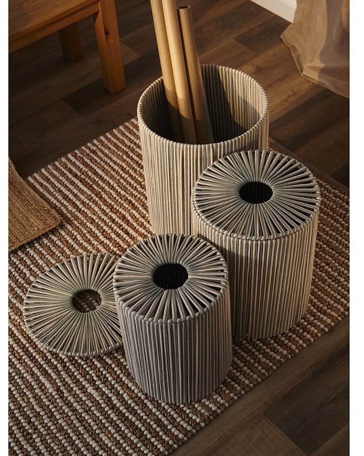 Корзина плетеная dholak mint из коллекции ethnic, размер l (77216)