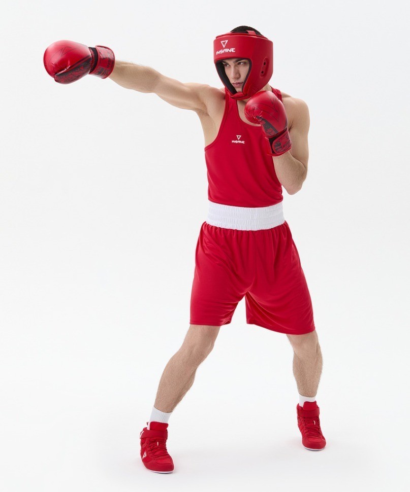 Форма боксерская INSANE CHAMP, полиэстер, красный (2119515)