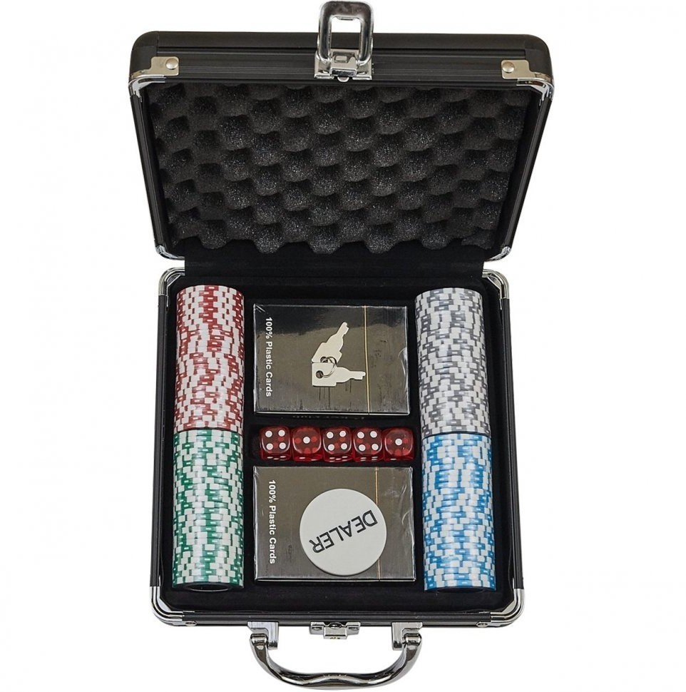 Набор для покера Crown на 100 фишек (31307)