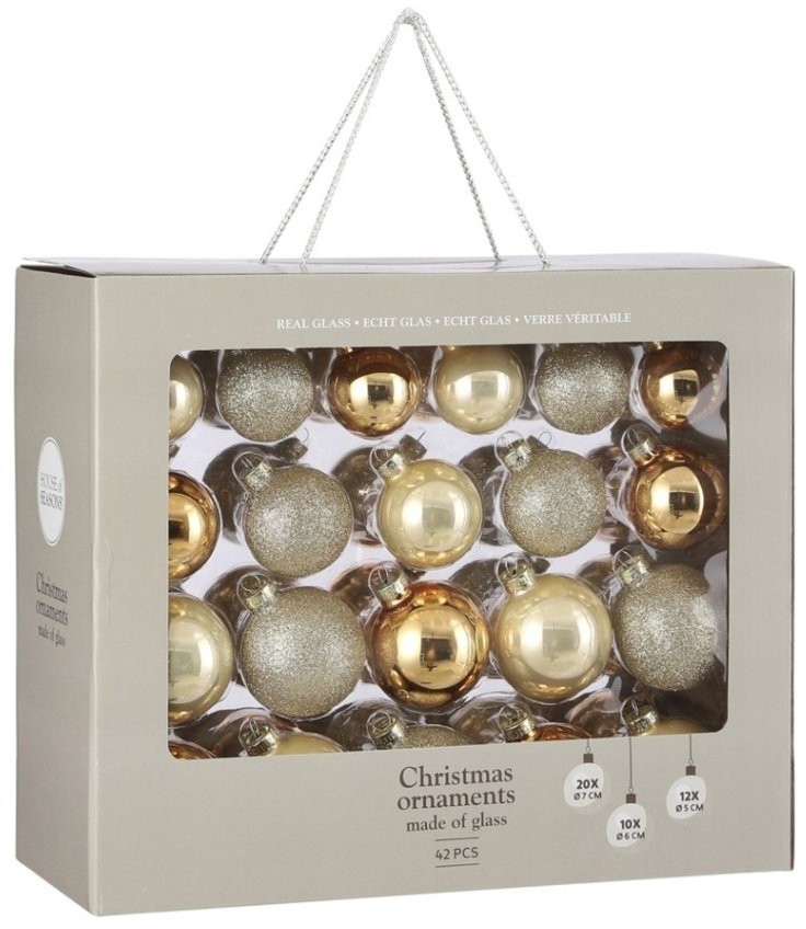 Набор шаров брызги шампанского 42 шт в коробке (84735)