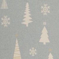 Плед из хлопка с новогодним рисунком christmas tree из коллекции new year essential, 130х180 см (69742)