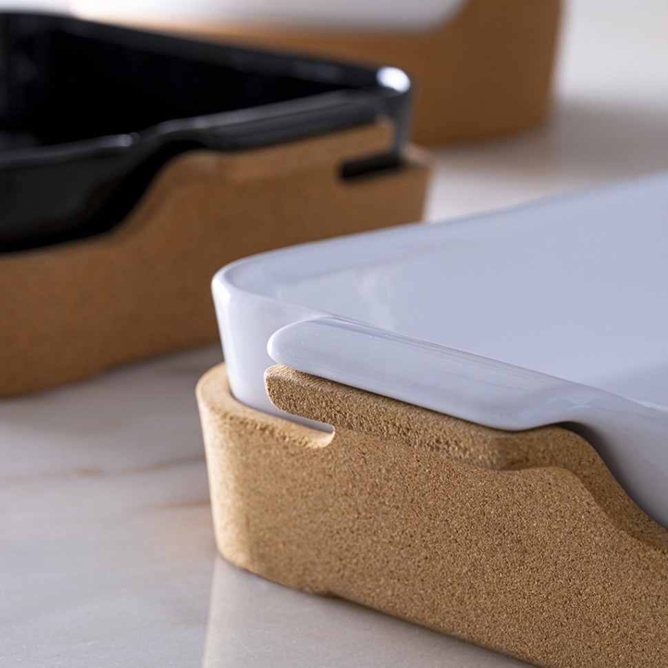 Набор DR391-WHI(DR391-043), керамика/пробка, Beige/ white, CASAFINA BY COSTA NOVA