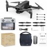 Квадрокоптер SJRC F22 X2 PRO+ OAS 2АКБ, пульт с экраном 2-AXIS 4K EIS 5G GPS