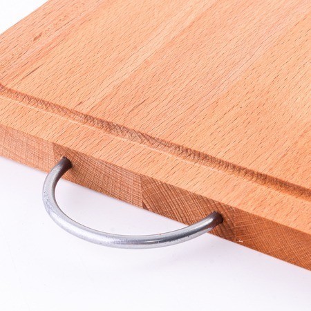 Доска разделочная с канавкой малая с мет/руч (09-21)